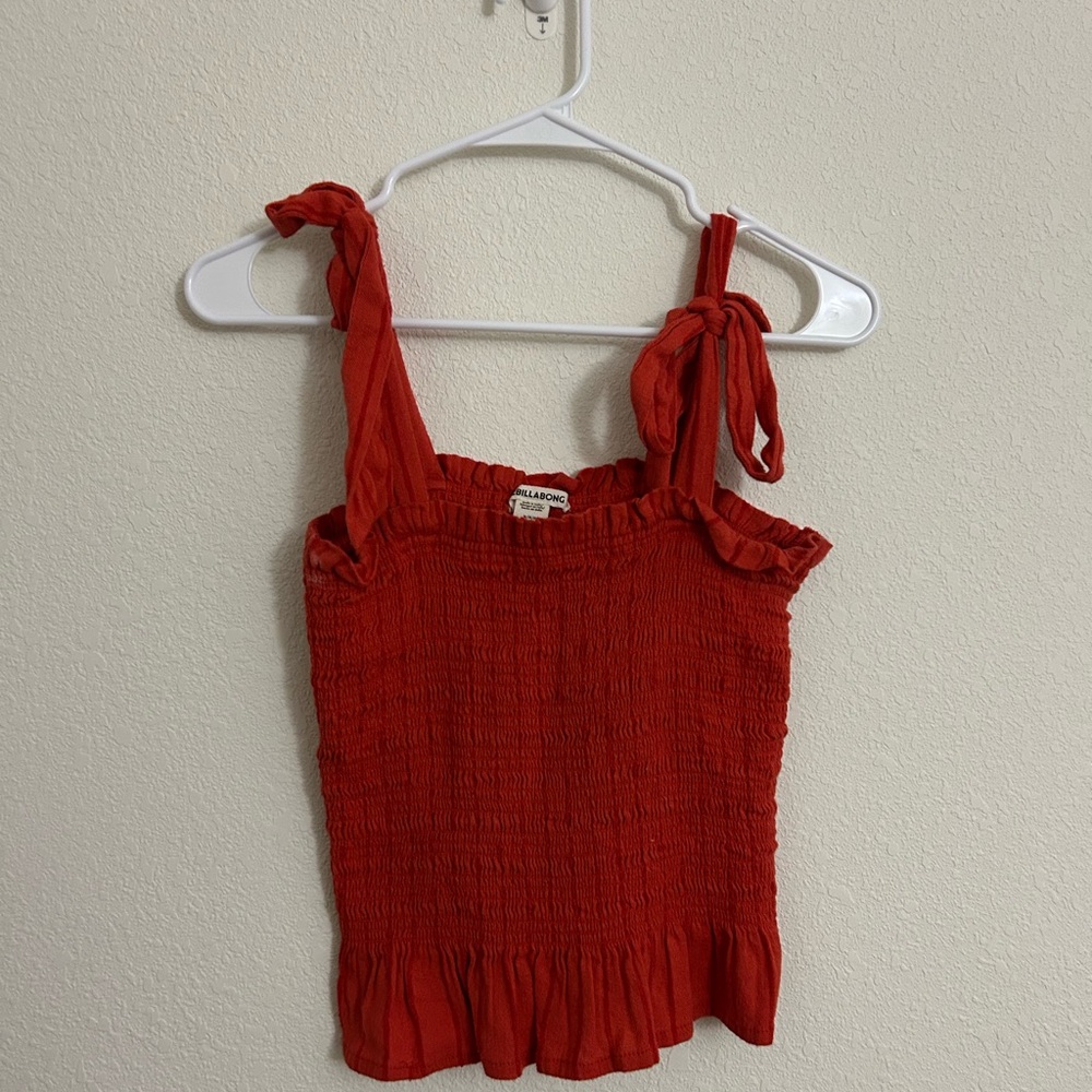 Billabong Scarlet Smocked Camisole